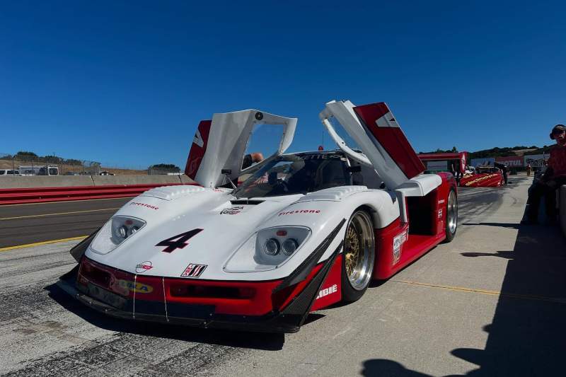 1985 Corvette GTP Race Car Red White Lead