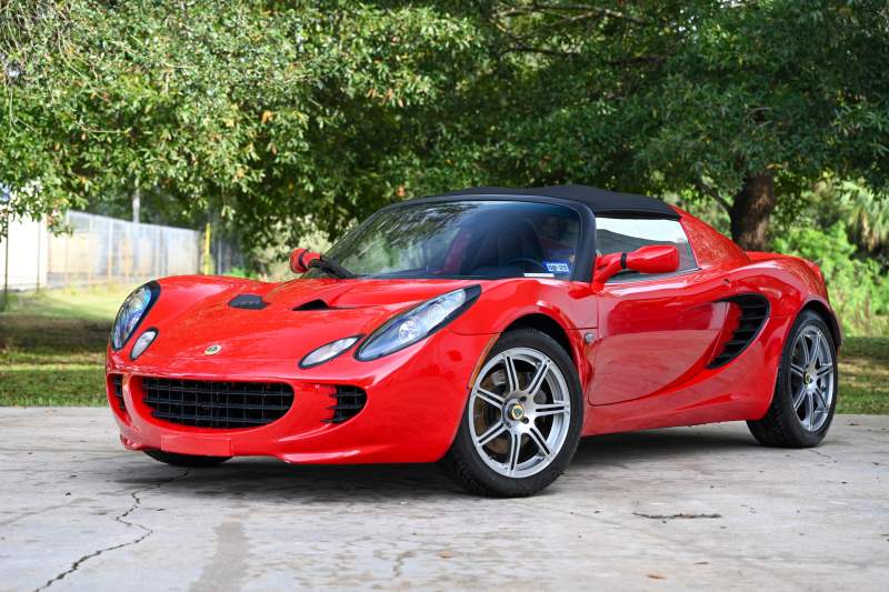 2008 Lotus Elise Ardent Red