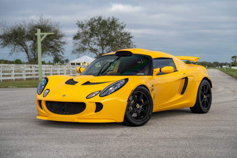 2008 Lotus Exige S240 Solar Yellow-01